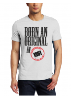 Marškinėliai Born an original in...